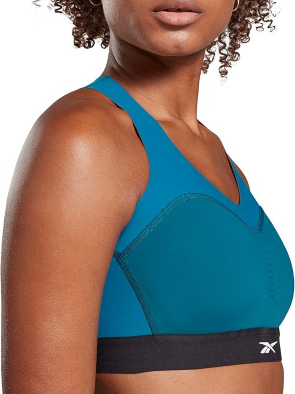 New Reebok Women's PureMove Sports Bra, Seaport Teal, X-Small/Small